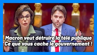 ⚠️ Macron veut détruire la télé publique  ce que vous cache le gouvernement [upl. by Lyret]