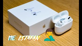 APPLE AIRPODS PRO 2 GENERACION FAKE VS ORIGINAL ME ESTAFARON COPIA PERFECTA DIFICIL DE VER [upl. by Fritze]