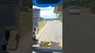 DRIVING IN MOMBASA ● AFRICAN ROADS [upl. by Hung504]