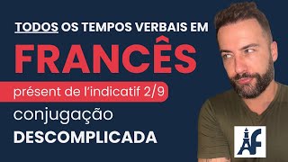 2 DE 9  PRESENTE DO INDICATIVO EM FRANCÊS  CURSO DESCOMPLICANDO OS TEMPOS VERBAIS [upl. by Acinod]