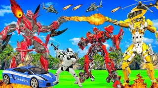 युद्ध टैंक रोबोट Magical War Tank Robot Heli Robot Hindi Kahaniya Robot Wala Cartoon Robot Cartoon [upl. by Elizabet419]