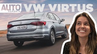 Volkswagen Virtus conheça o sedã do Polo [upl. by Nalepka]