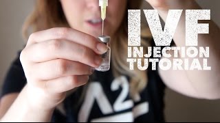 IVF DAY 10  IVF Injections tutorial  Last Day of shots [upl. by Kerk]