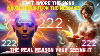 222 Angel Number Message Reveal [upl. by Weide]