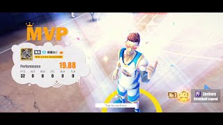 STREETBALL ALLSTAR  ZACHARY SCORE 32 PTS [upl. by Izy220]