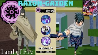 showcase completo del raion gaiden SHINDO LIFE [upl. by Meesaw167]