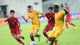 Vietnam vs Australia AFC U16 Championship 2016 Group Stage [upl. by Eyma]