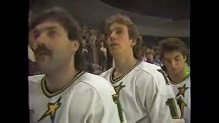 December 31 1983 Islanders at North Stars Full HD SportsChannel New York Raw Satelite feed partial [upl. by Leihcey]