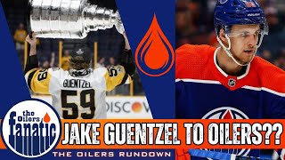 Edmonton Oilers News  Jake Guentzel To Oilers  Philip Broberg amp Adam Henrique Update [upl. by Alhahs]