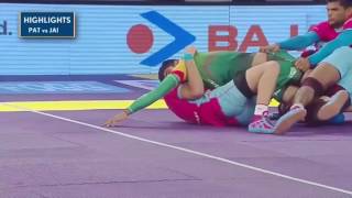 Shabeer Bapus spectacular performance against Patna Pirates [upl. by Hgielyk]