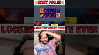 DYNAMO😱LUCKIEST CRATE OPENING EVER  bgmi crateopening latestcrateopening dynamogaming shorts [upl. by Suchta981]