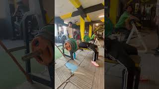 Block bench press and Iske benefits gym practice trending workout blockbench powerlift [upl. by Itak]