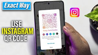 How to use instagram qr code  Full Guide  Scan QR Code on Instagram [upl. by Elonore]