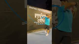 The forehand tennis technique [upl. by Ellesor]