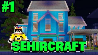 ŞEHRİMİZE HOŞGELDİNİZ  Minecraft ŞehirCraft  1 [upl. by Ahseik285]