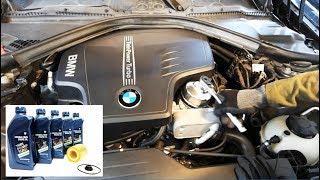 How to Change Engine Oil and Filter in BMW F30 F31 320i 328i with N20 Engine [upl. by Laro]