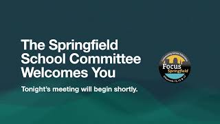 Springfield School Committee 11212024 Vote to Executive Session [upl. by Inimak]