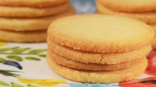 Butter Cookies Recipe Demonstration  Joyofbakingcom [upl. by Borer]