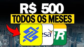 COMO CHEGAR NA RENDA PASSIVA DE R500 POR MÊS INVESTINDO POUCO [upl. by Aicirt701]