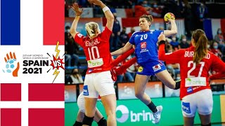 France Vs Denmark Semifinal Handball Womens World Championship Spain 2021 [upl. by Bucher]