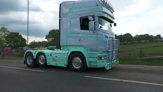 SCANIA  SWAN  TruckFest leave [upl. by Etnaed]