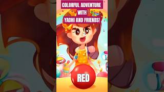 Colorful Adventure with Yadhi and Friends Learning Red Colors Together  learning colors shorts [upl. by Anail]