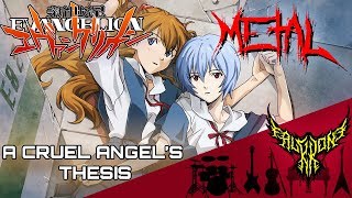 Neon Genesis Evangelion  A Cruel Angels Thesis feat Megumi 【Intense Symphonic Metal Cover】 [upl. by Ardnuasac316]