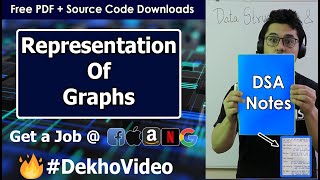 Representation of Graphs  Adjacency List Adjacency Matrix amp Other Representations [upl. by Michail433]