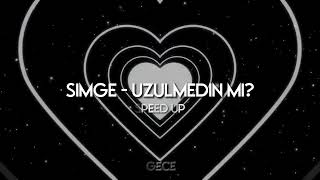 Simge  Üzülmedin Mi speed uphızlı versiyon [upl. by Elatnahs]