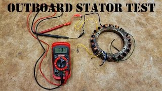 How To Test An Outboard Stator  The EASY Way [upl. by Aziul]