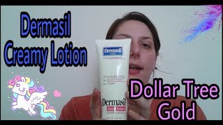 Dermasil Advanced Treatment Creamy Lotion  Dollar Tree Gold [upl. by Nishi381]