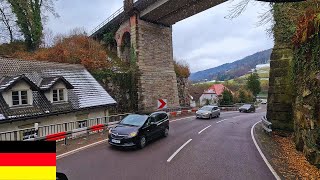 Scenic Drive in Germany Laufenburg to WaldshutTiengen [upl. by Mauretta]