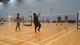 Epi amp JP vs Mary amp Rhea  Casual Badminton Play at Delta Sports Hall  20 October 2024 [upl. by Anilet382]