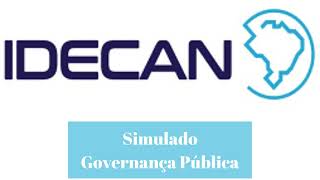 Simulado  Governança Pública  Inmetro  Idecan [upl. by Saeger]