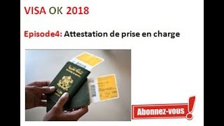 Visa OK 2018comment remplir lAttestation de prise en charge [upl. by Kaitlyn]