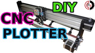 3 DIY CNC Schneide Plotter Mechanik Folien Plotter Cutter Vinyl Cutter Selber bauen eigenbau Rahmen [upl. by Einnaffit396]