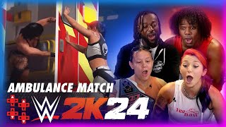 WWE 2K24 FIRST LOOK — Ambulance Match [upl. by Alrep]