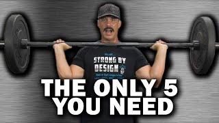 The ONLY 5 Barbell Exercises You Need for Muscle Mass 👌 [upl. by Bradley]