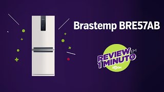 Geladeira Brastemp BRE57AB  Análise  REVIEW EM 1 MINUTO  ZOOM [upl. by Hadeis]