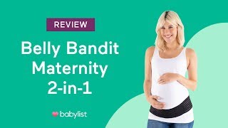 Belly Bandit 2in1 Bandit Review  Babylist [upl. by Brion191]