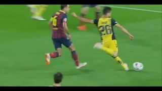 Diego Amazing goal vs Barcelona  01042014  HD [upl. by Enilrek]