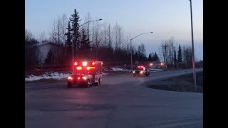 Chugiak Medic 31 amp Brush 34 Responding [upl. by Nallaf]