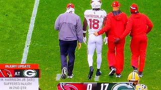 MARVIN HARRISON JR INJURY VIDEO ARIZONA CARDINALS VS GREEN BAY PACKERS  NFL  OCTOBER 13 2024 [upl. by Lettig]