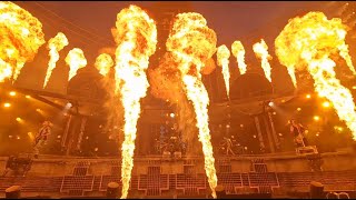 Rammstein  Sonne Olympiastadion Berlin am 180723 aus der ersten Reihe der quotFeuerzonequot [upl. by Salomo]