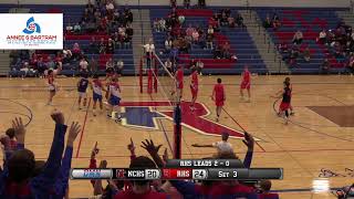 Roncalli VS North Central  Boys Volleyball [upl. by Herrod]