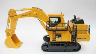 150 NZG Komatsu PC2000 Backhoe Review [upl. by Jolenta]