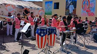 vals la llamita BANDA HONOR PERU SAN DAMIÁN HRI 982 802 492 🎷 [upl. by Lundell]