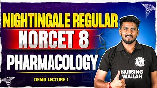 Pharmacokinetics  Part 1  Pharmacology  NORCET 8  Nightingale Regular Batch  Demo Lecture [upl. by Palmer]