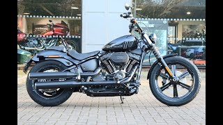 New Black Street Bob at Guildford HarleyDavidson [upl. by Carmelo]