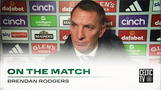 Brendan Rodgers on the match  Celtic 41 Hibernian  Celts cruise to victory over Hibs [upl. by Leima637]